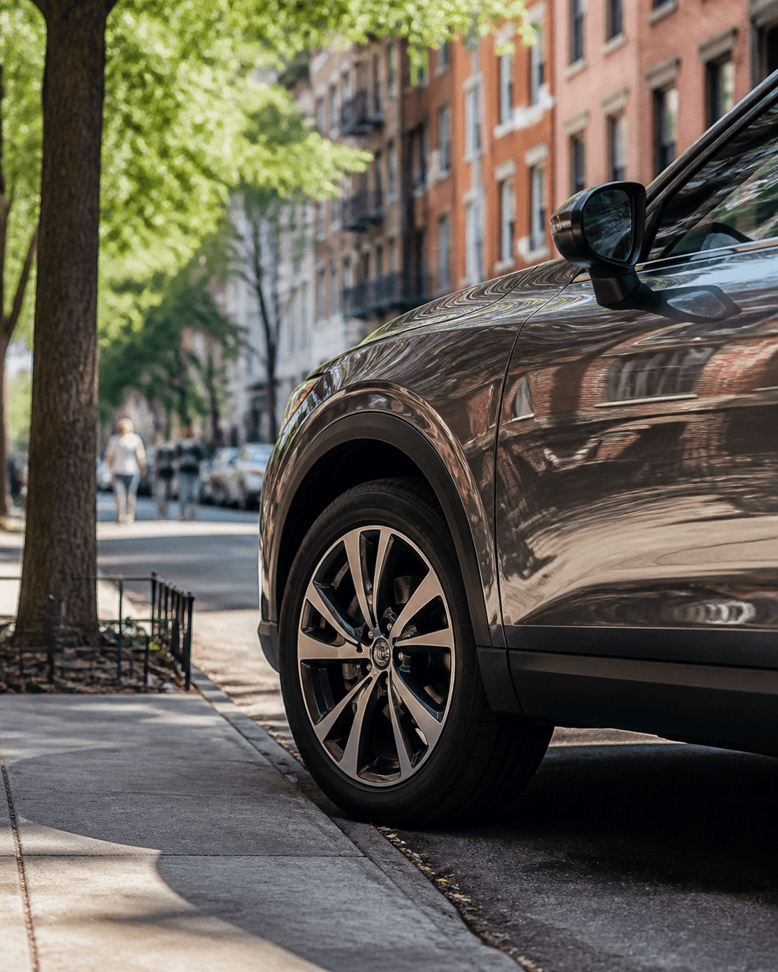 High-performance wheel and brake detail